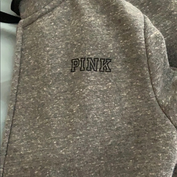 Grey PINK hoodie - Picture 3 of 4